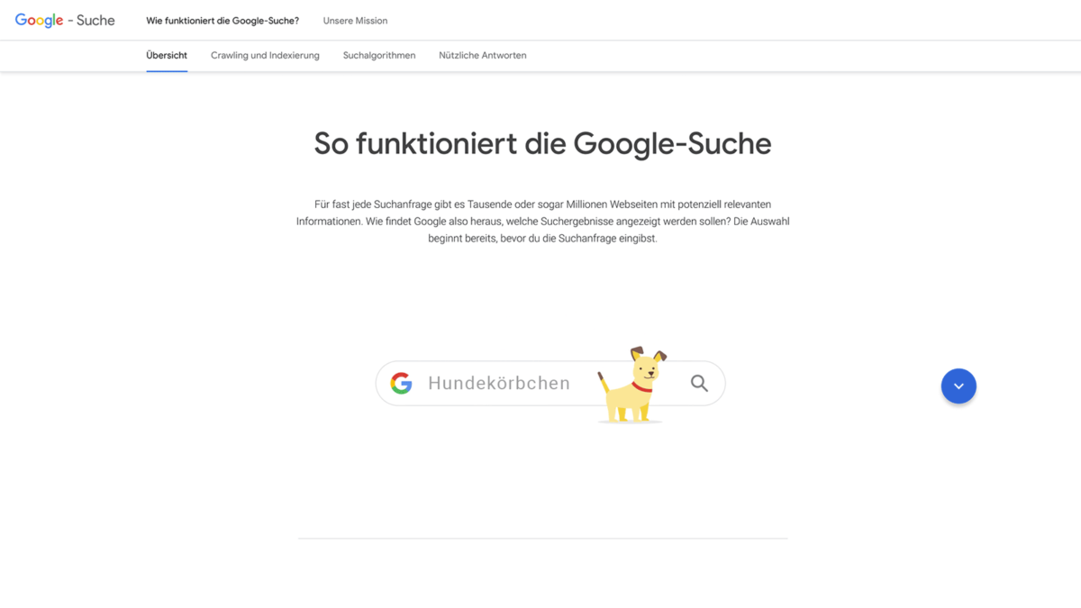 Wie funktioniert die Google-Suche?